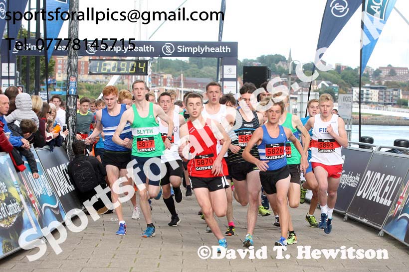 Simplyhealth Junior Great North Run. Photo: David T. Hewitson/Sports for All Pics